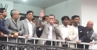 দেড়যুগ পর বিএনপির কেন্দ্রীয় কার্যালয়ে তারেক রহমান